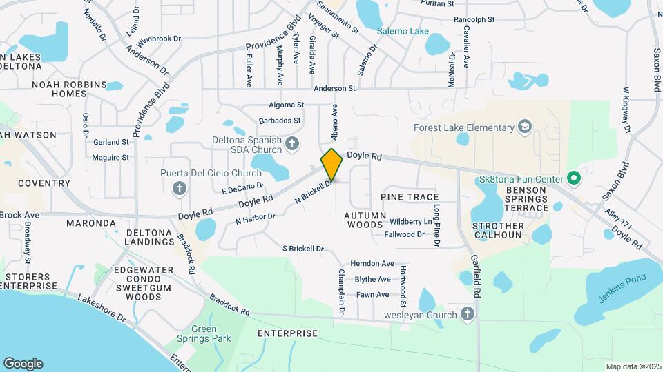 1191 N Brickell Dr Map and Location Details