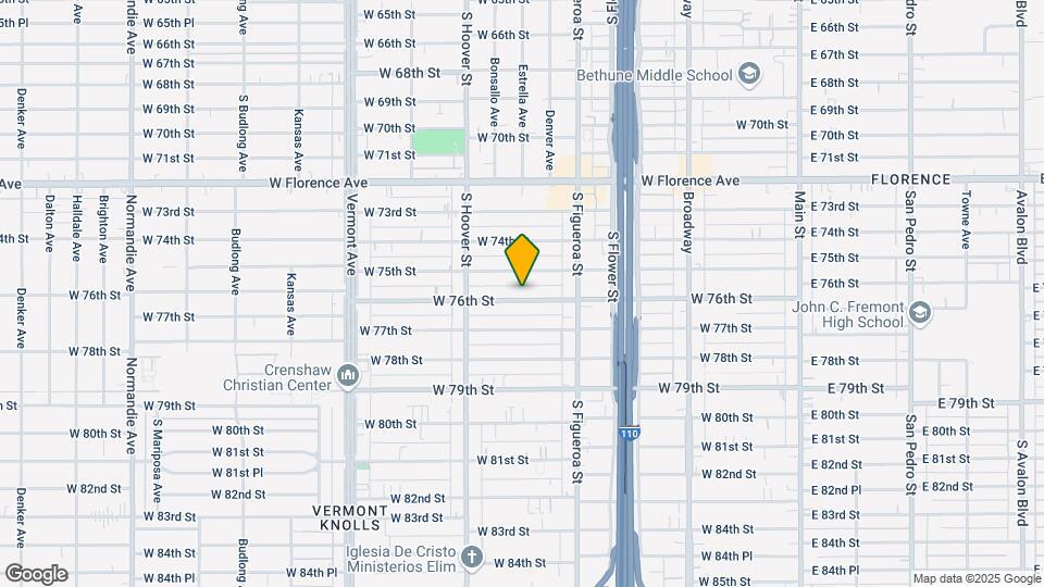 623-625 W 76th St Map and Location Details
