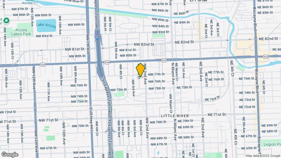 7631 NW 2nd Ct Map and Location Details