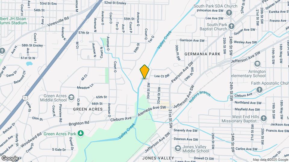 1200 33rd St SW Map and Location Details