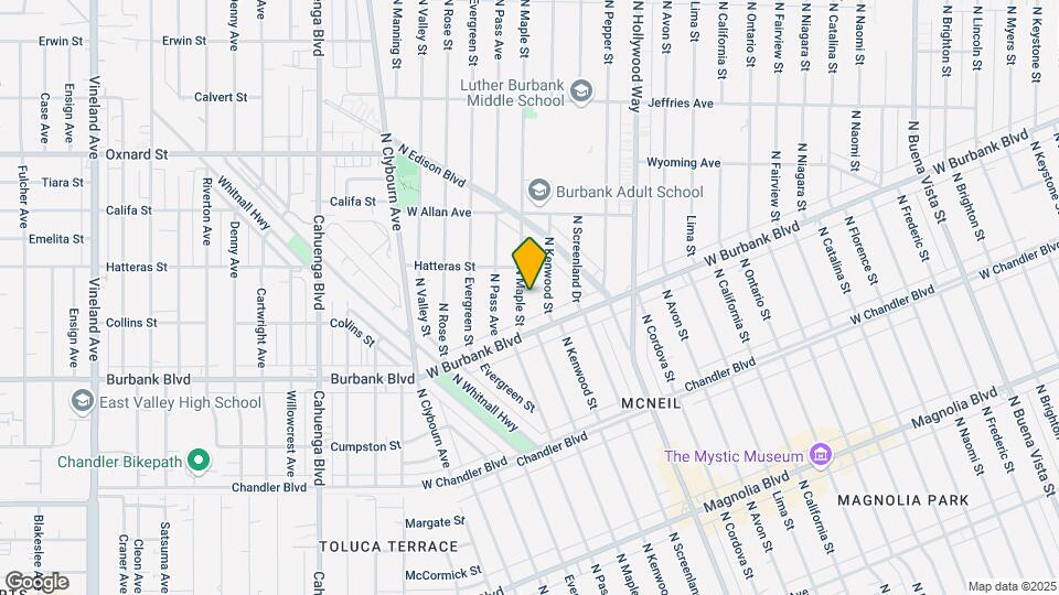1430 N Maple St Map and Location Details