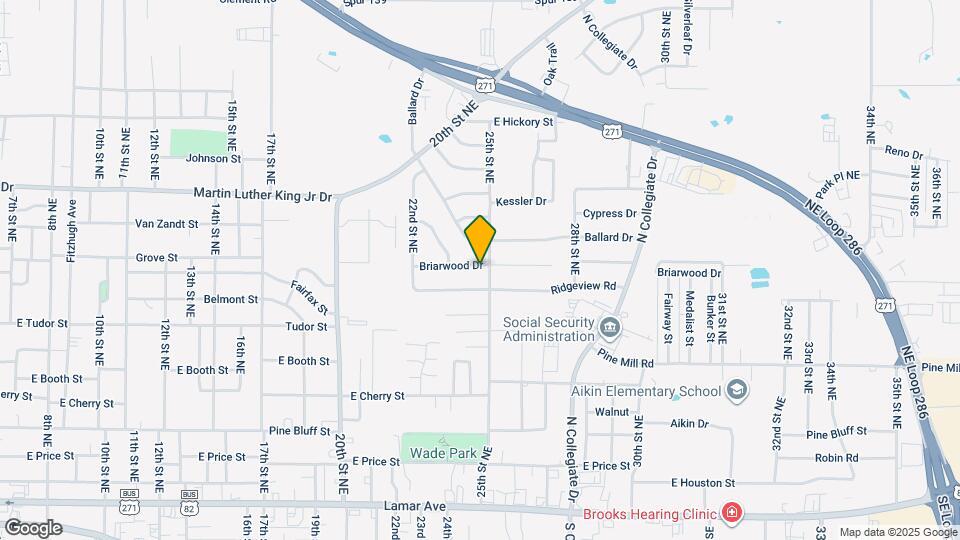 2470 Briarwood Dr Map and Location Details