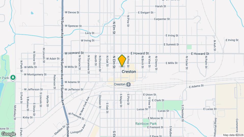 209 N Maple St Map and Location Details