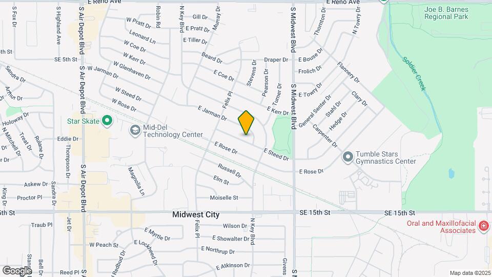 327 E Steed Dr Map and Location Details