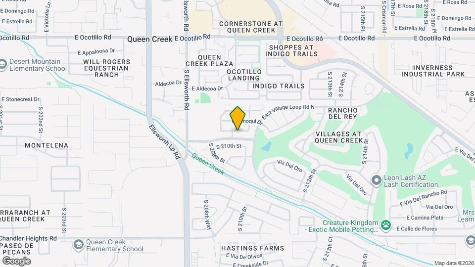 20919 E Via del Palo Via Map and Location Details