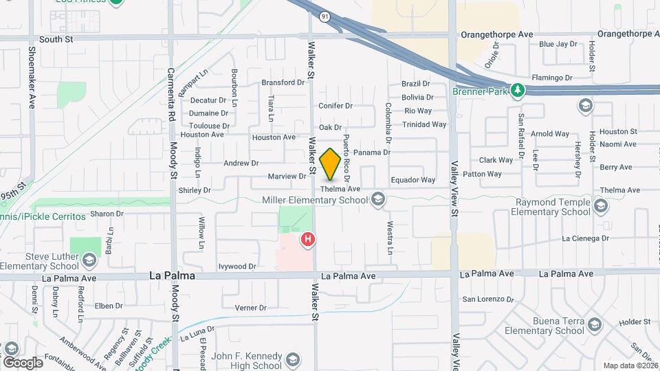 5517 Thelma Ave Map and Location Details