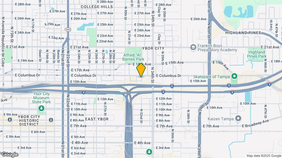 3108 E 15th Ave Map and Location Details
