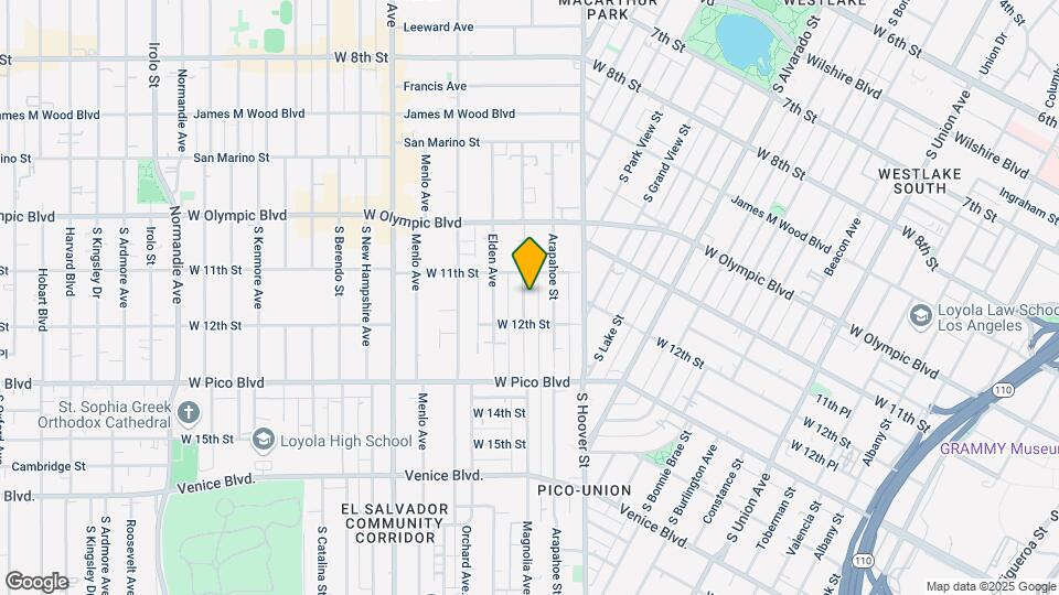 1126 Magnolia Ave Map and Location Details