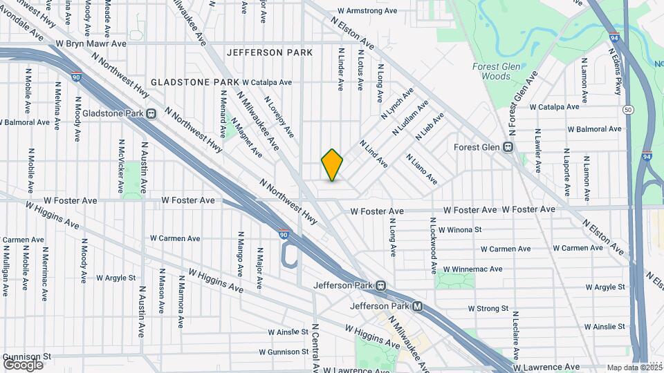 5521 W Farragut Ave Map and Location Details