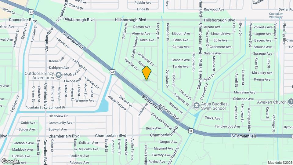 358 Bamboo Dr Mapa y Detalles de la Ubicación