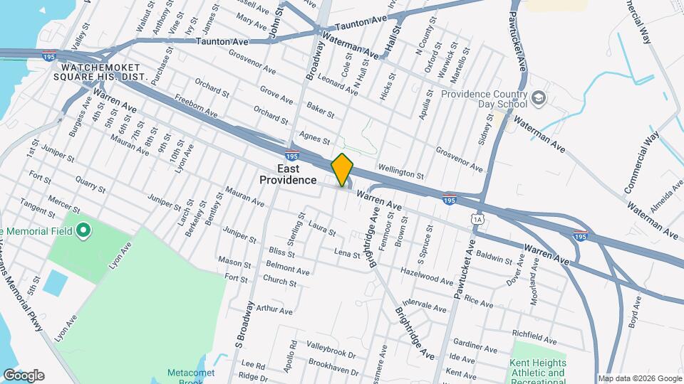 415 Warren Ave Map and Location Details