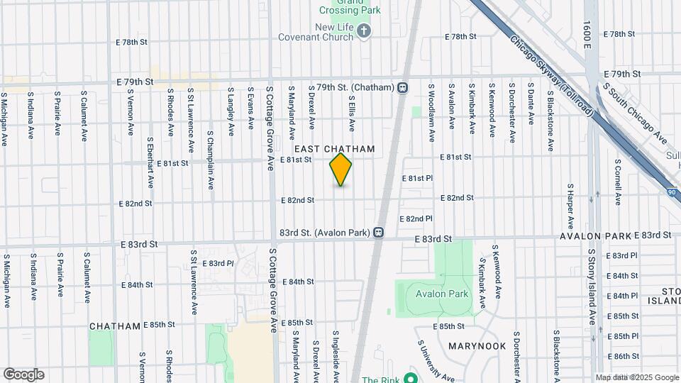 8149-8151 S Ingleside Ave Mapa y Detalles de la Ubicación