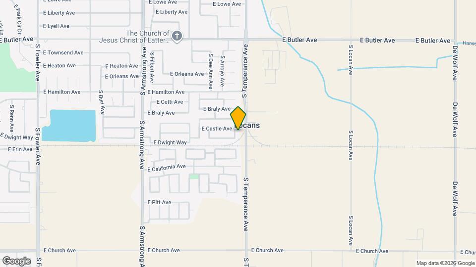 960 S Clover Ave Map and Location Details