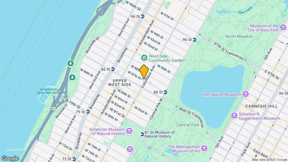 100 W 87th St Map and Location Details
