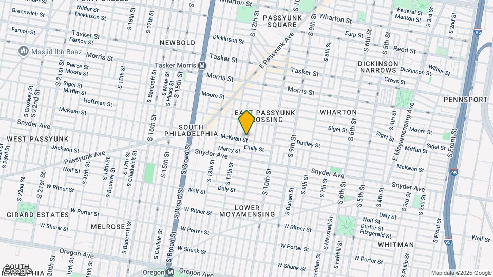 1117 McKean St Mapa y Detalles de la Ubicación