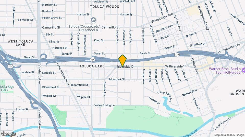 10330 Riverside Dr, Unit C Map and Location Details