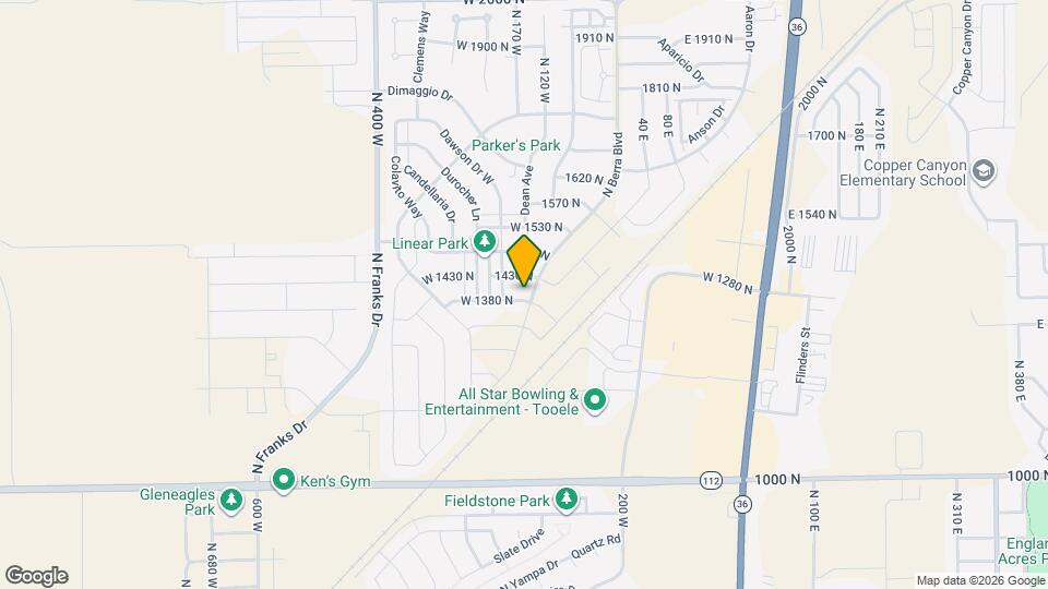 162 W 1380 N Map and Location Details