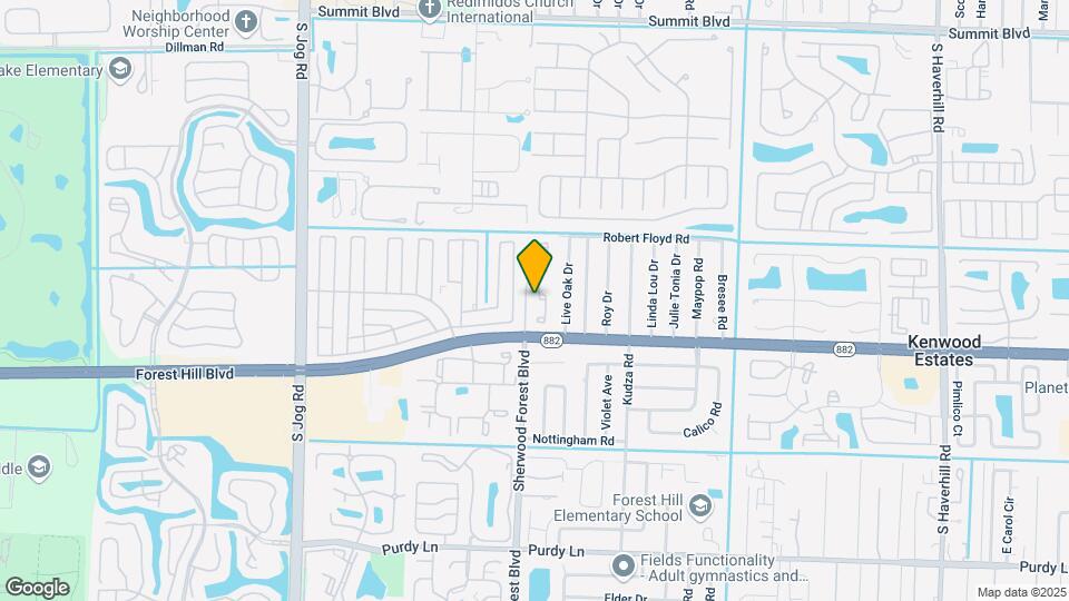 5985 Forest Hill Blvd Map and Location Details