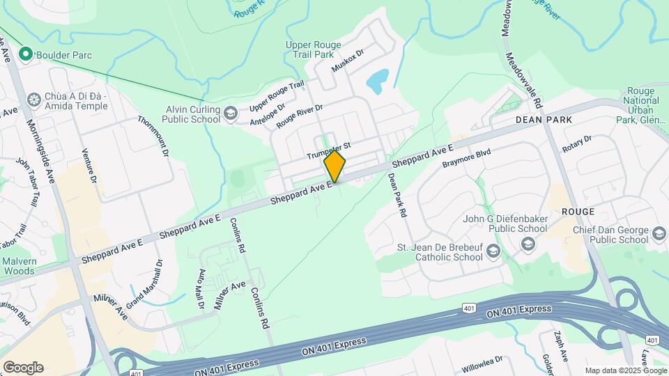 8835-8835 Sheppard Ave E Map and Location Details