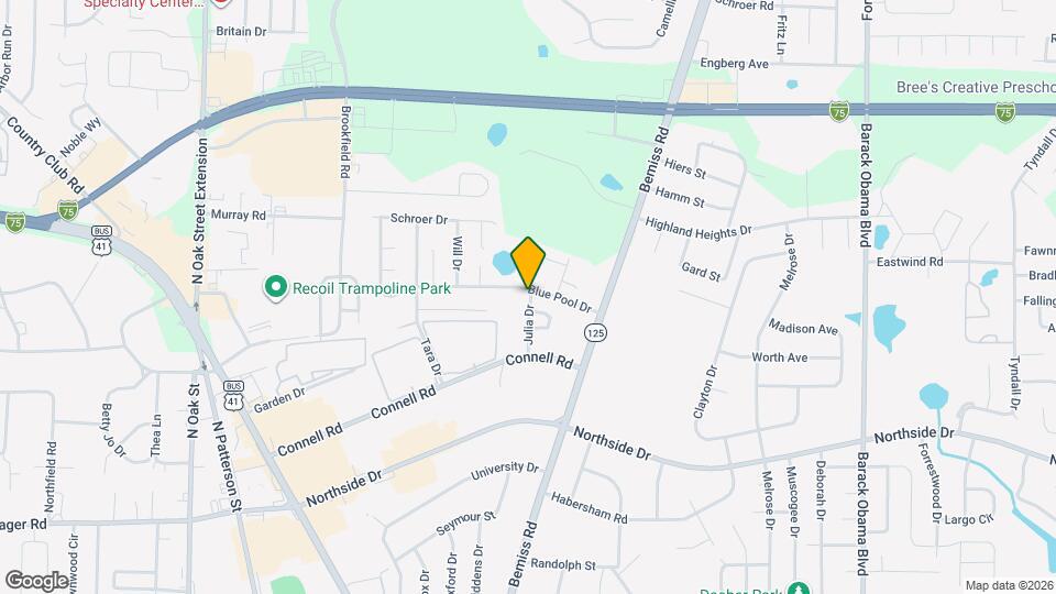 201 Blue Pool Dr Map and Location Details