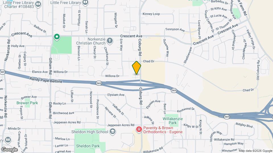 2754 Chad Dr Map and Location Details