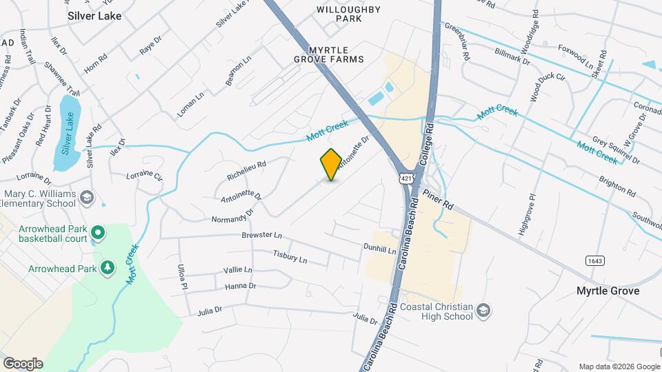 1232 Wildflower Dr Map and Location Details