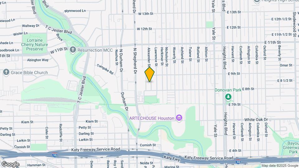 813 Alexander St Map and Location Details