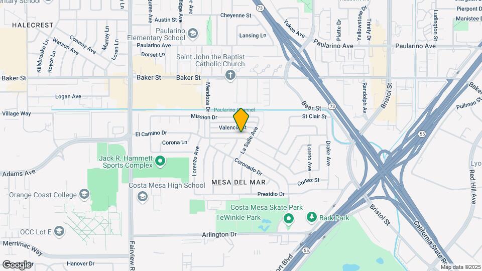 984 El Camino Dr Map and Location Details