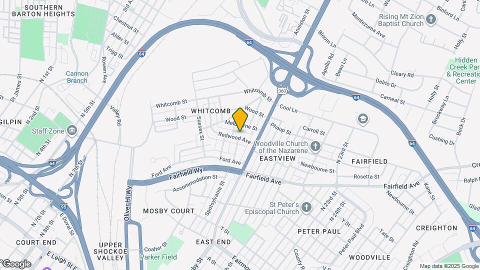 2606 Redwood Ave Map and Location Details