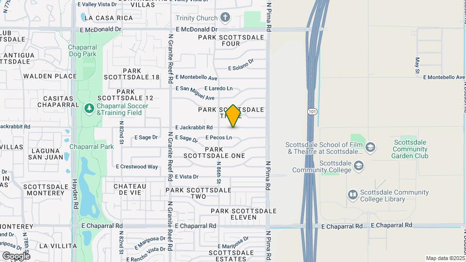 8631 E Jackrabbit Rd Map and Location Details