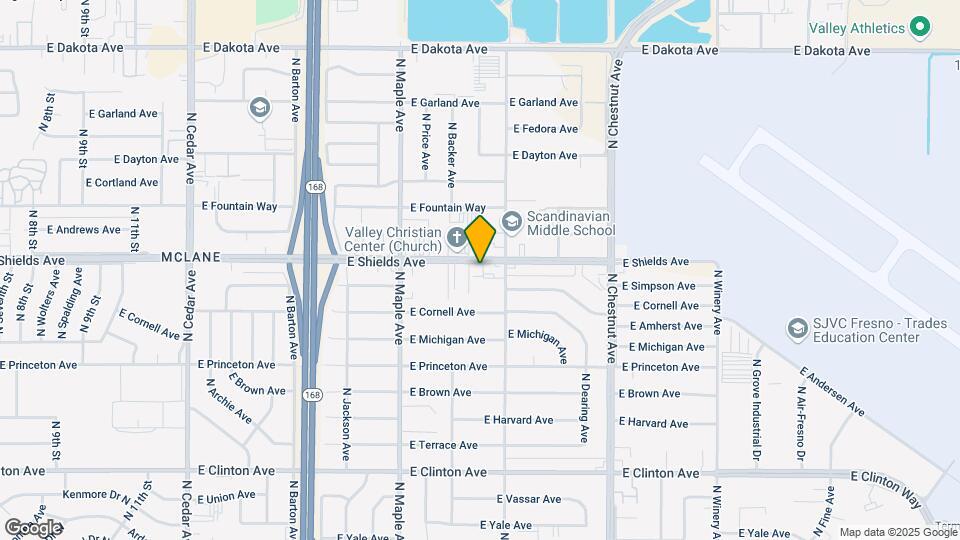 4672 E Shields Ave Mapa y Detalles de la Ubicación