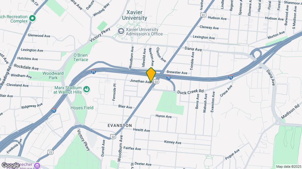 3481 Montgomery Rd Mapa y Detalles de la Ubicación