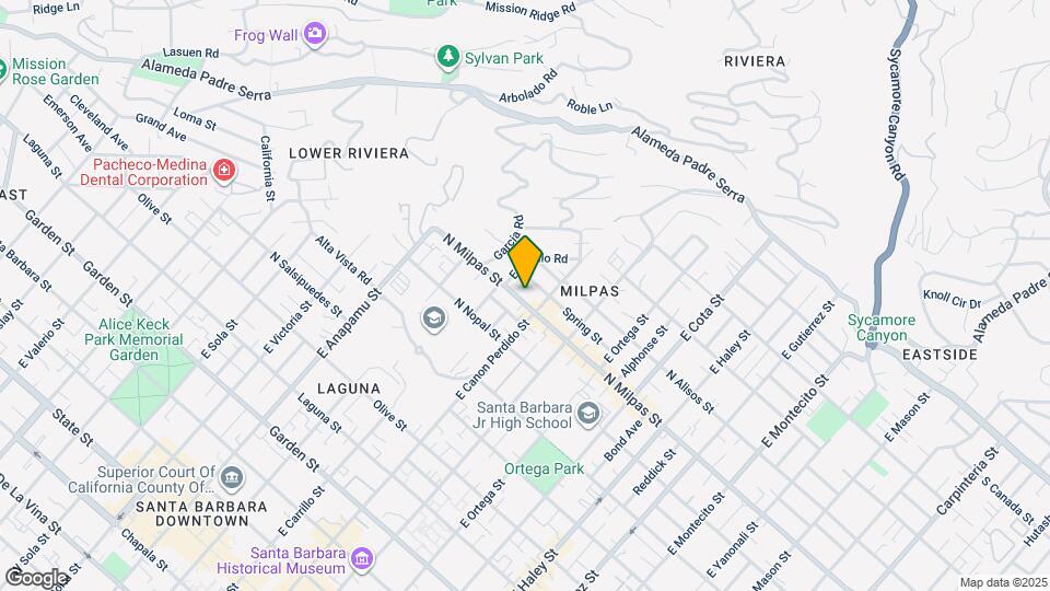 918 N Milpas St Map and Location Details