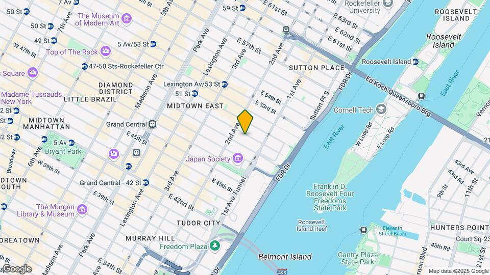 324 E 50th St Map and Location Details