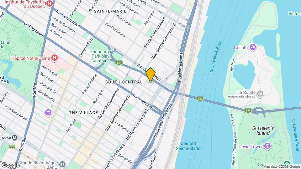 1973-1975 Falardeau Rue Map and Location Details