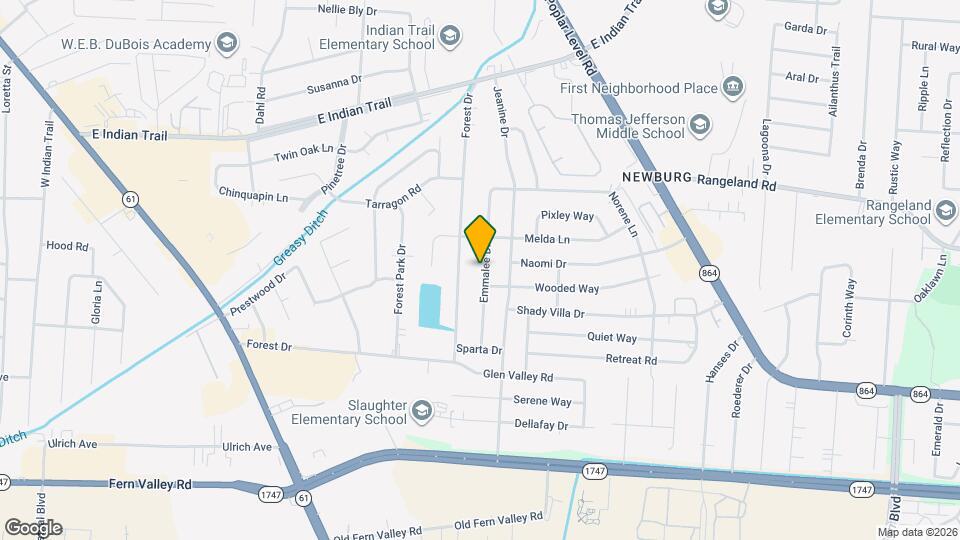 5810 Emmalee Dr Map and Location Details