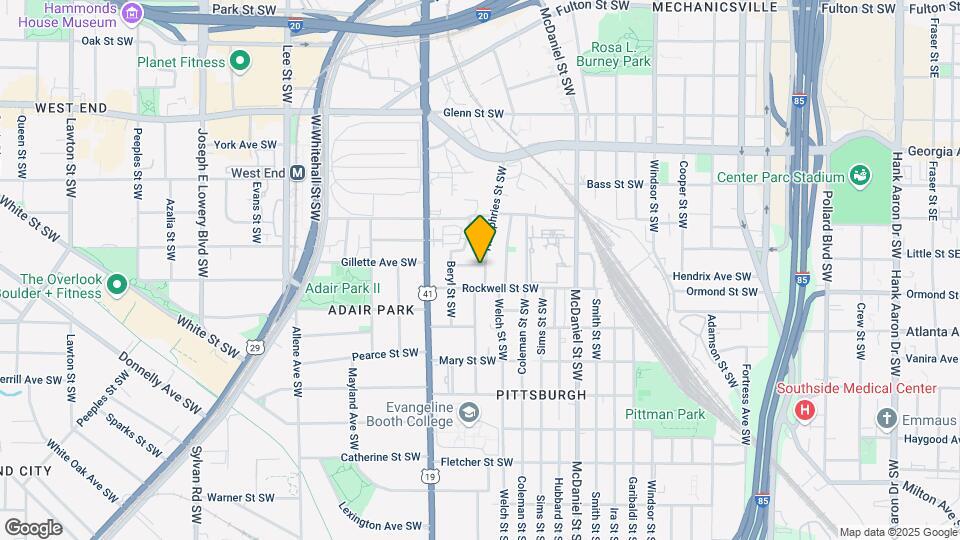 819 Humphries St SW Map and Location Details