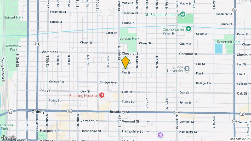 1225 Elm St Mapa y Detalles de la Ubicación