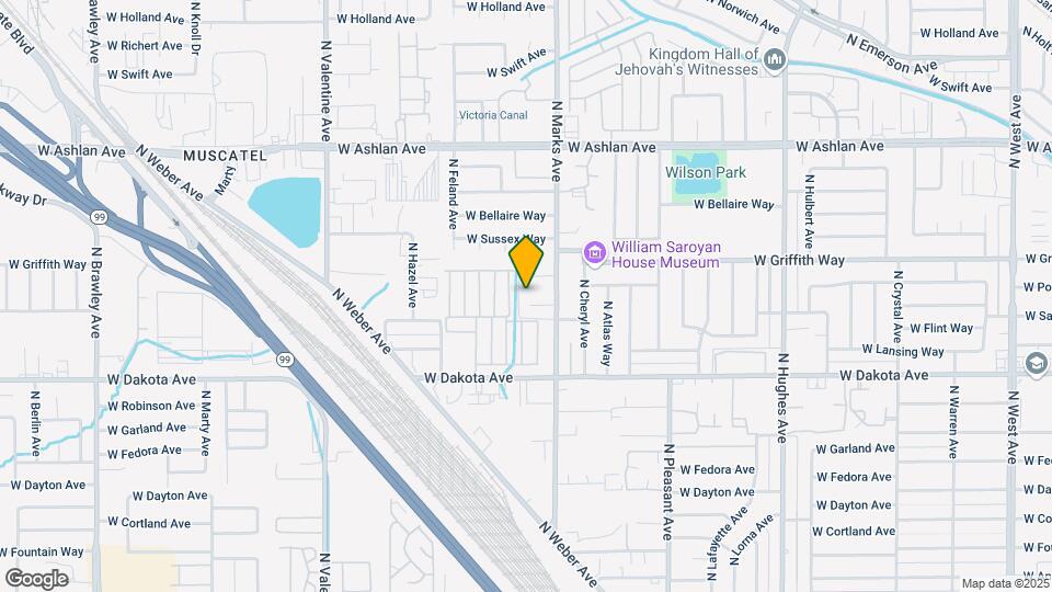 3048 W Saginaw Way Map and Location Details