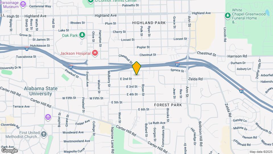 2215 E 2nd St Map and Location Details