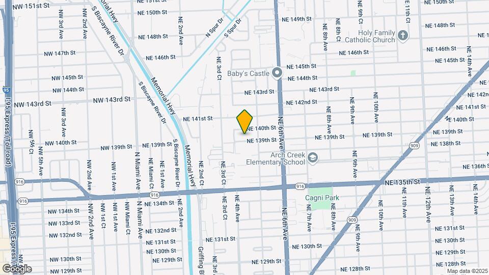 441-447 NE 139 St Map and Location Details