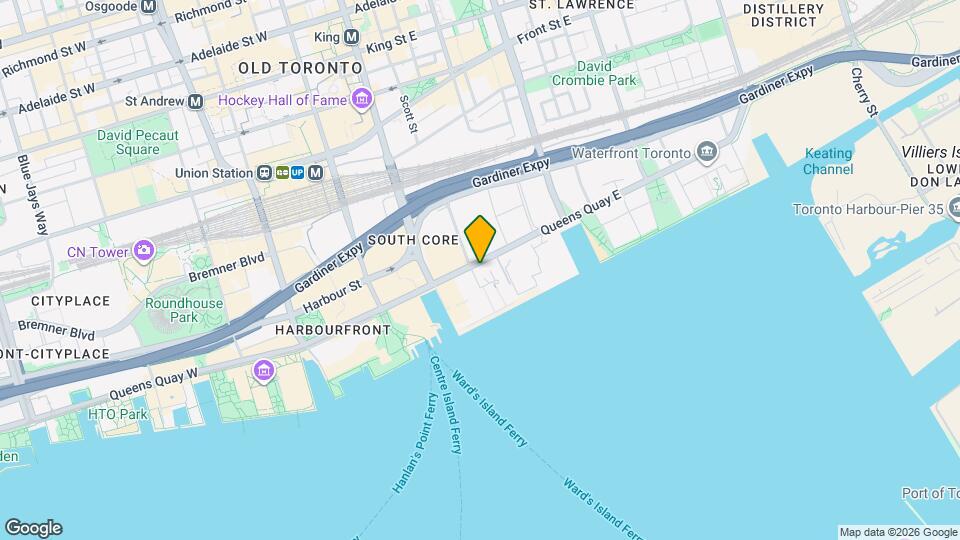 29 Queens Quay E Map and Location Details