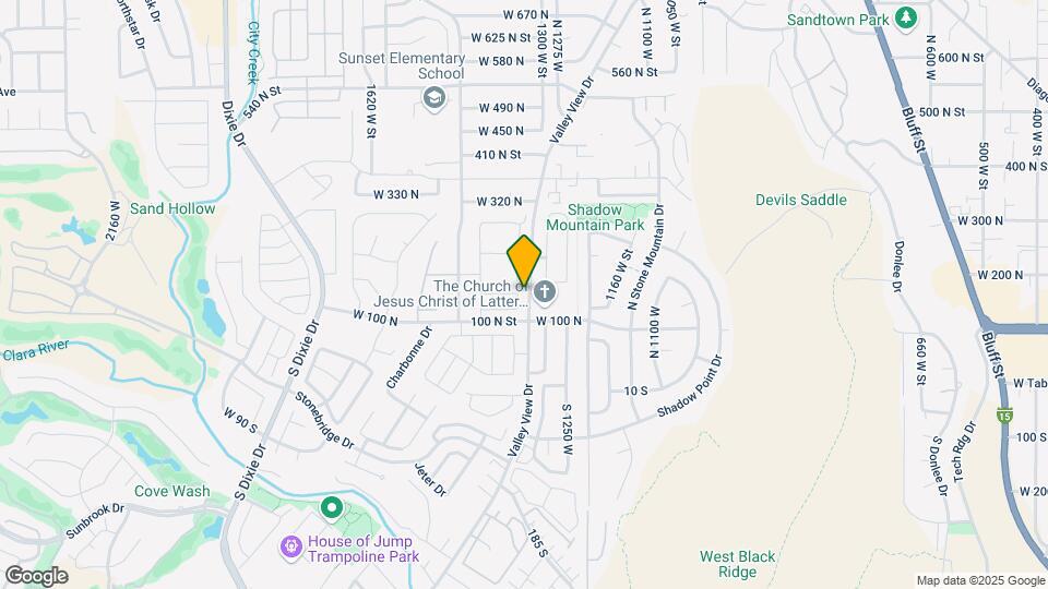 225 N Valley View Dr Map and Location Details
