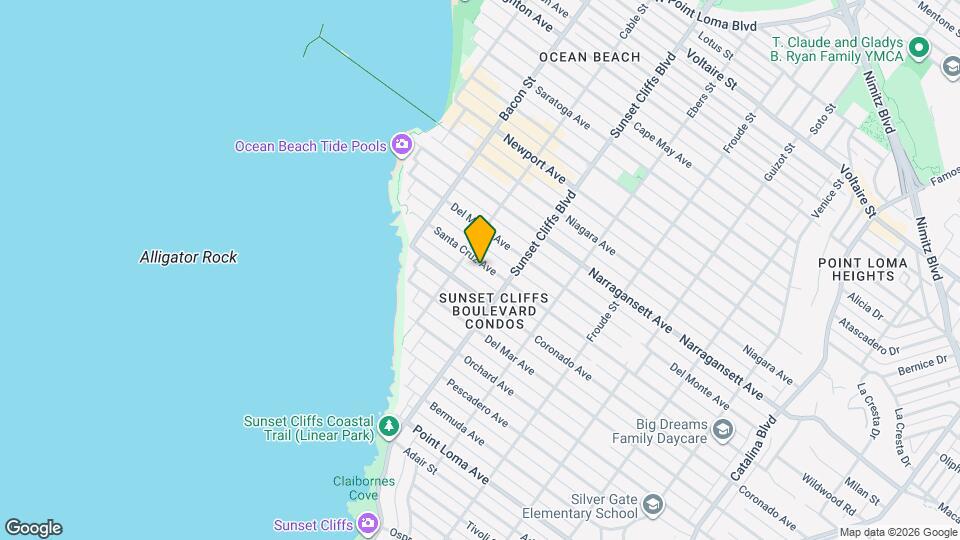 4859 Santa Cruz Ave Map and Location Details