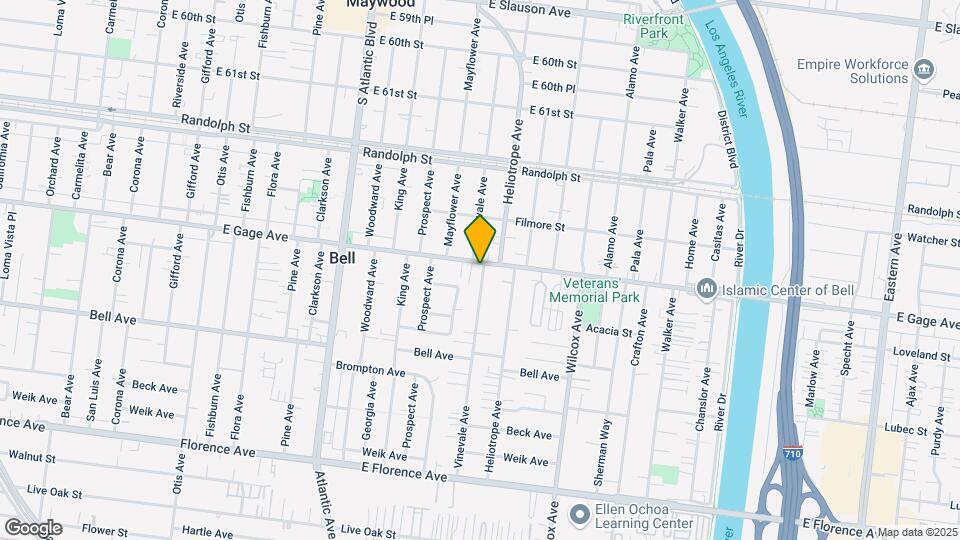 6411 Vinevale Ave Mapa y Detalles de la Ubicación