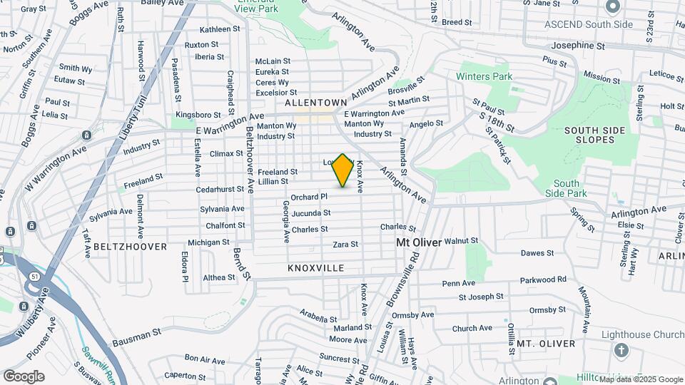 221 Orchard Pl Map and Location Details