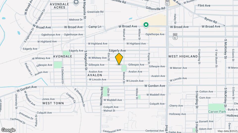 1408 Gillespie Ave Map and Location Details