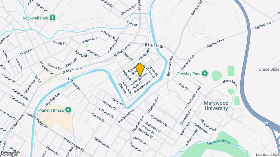 2232 Comegys Ave Map and Location Details