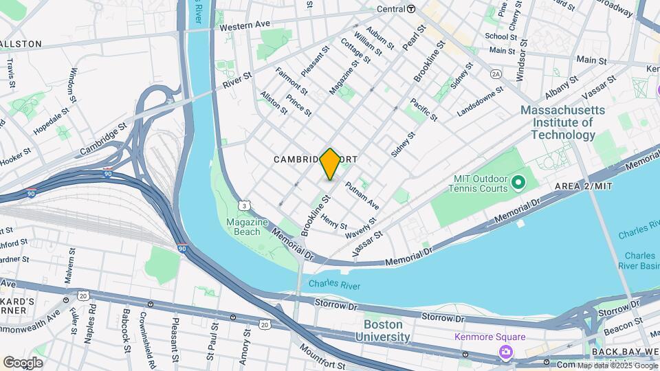 289 Brookline St, Unit 1 Map and Location Details