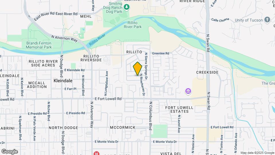 4216 E Babbling Brook Dr Map and Location Details